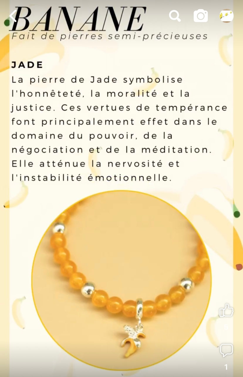 Bracelet Collection Fruitée 🍌 Banane 🍌