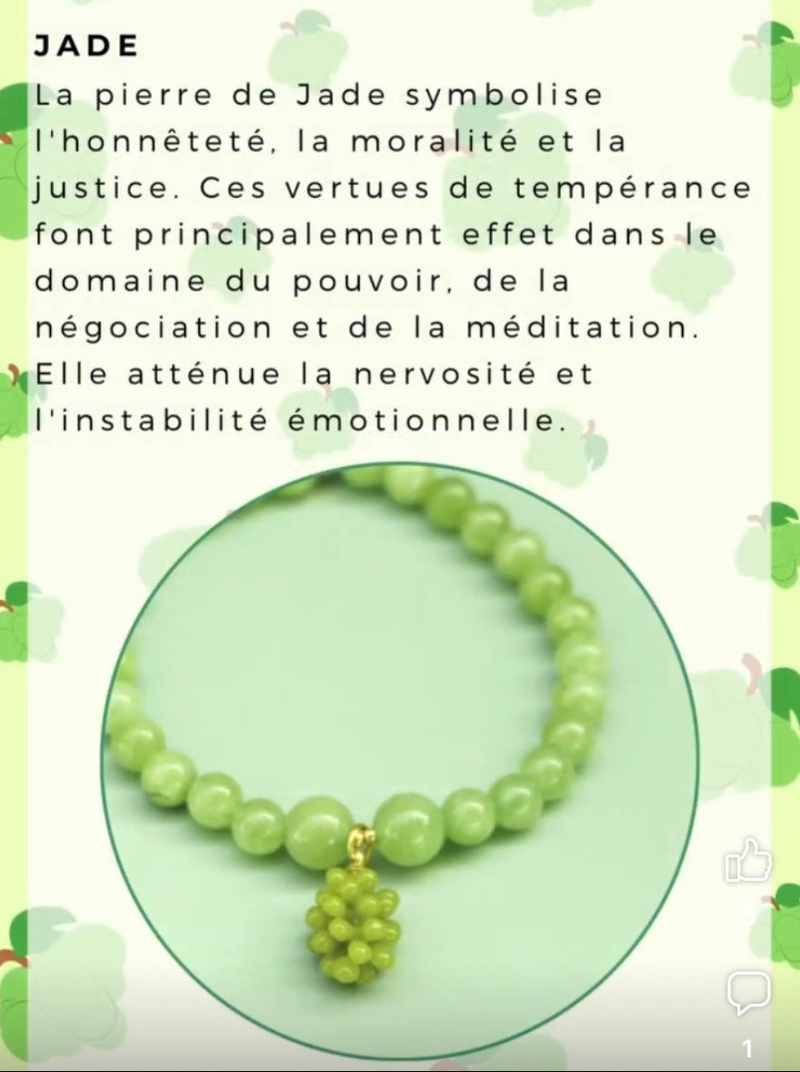 Duo raisin Bracelet & Collier 💚💚💚💚