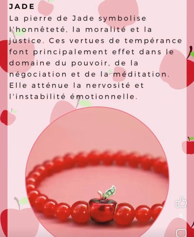 Bracelet Collection FruitĂ©e Pomme đ