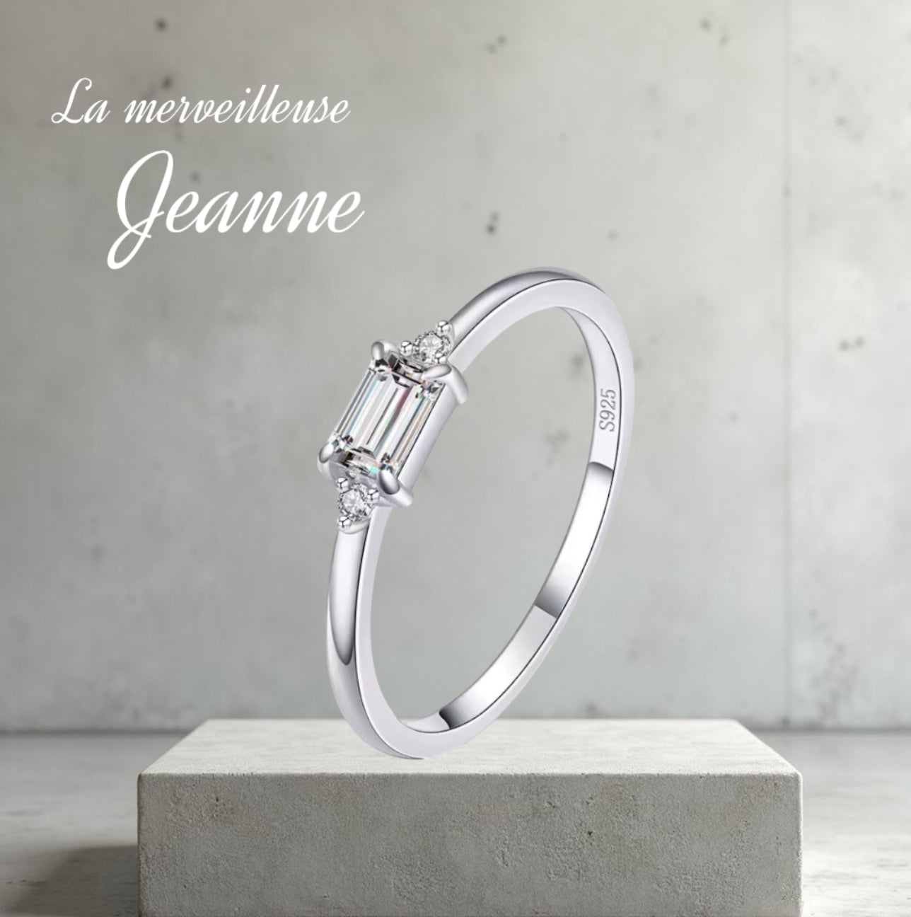 Bague La Merveilleuse Jeanne 🩶🤍
