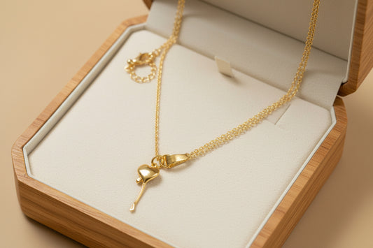 Collier Coeur fondant 💛