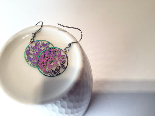 Boucles d’oreilles L’envolée de papillons