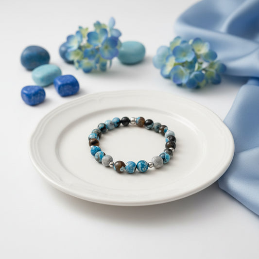 Bracelet Agate de Feu 💙