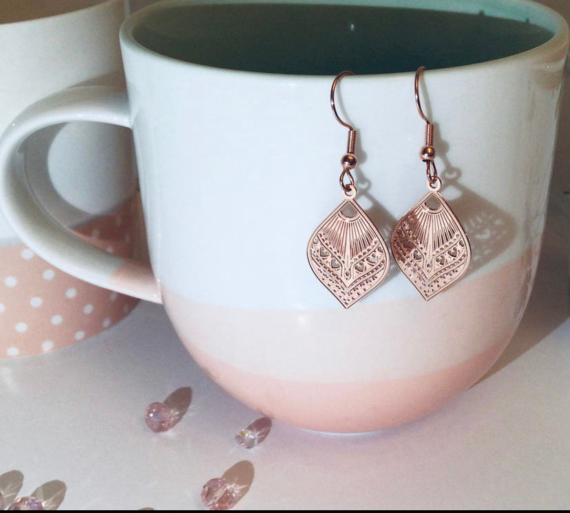 Boucles d’oreilles Aiyanna Rose Gold