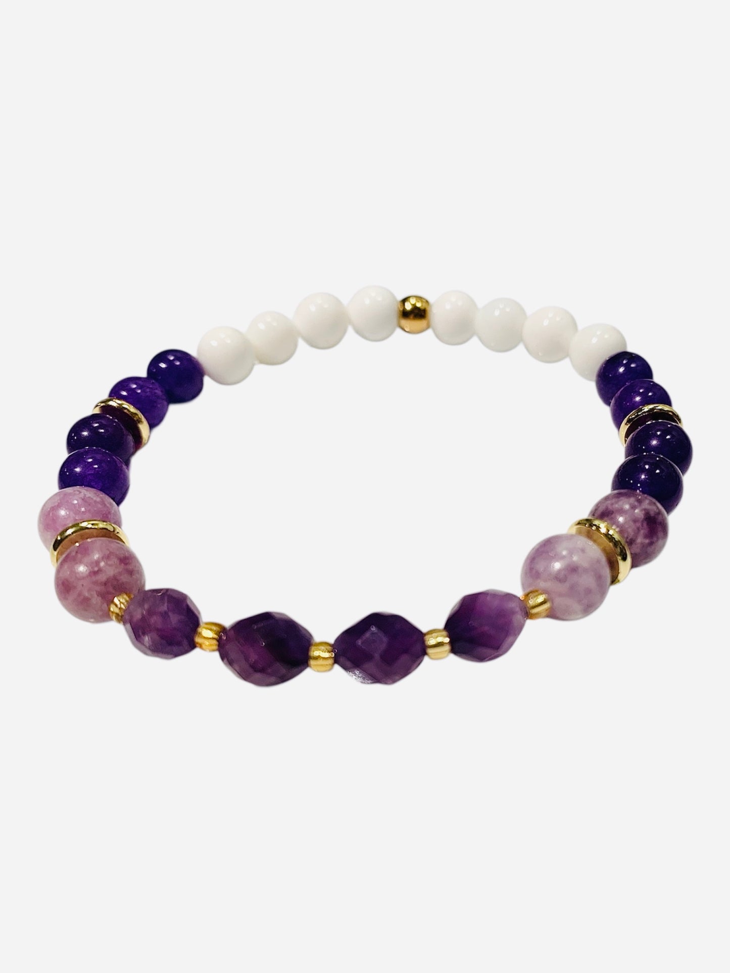 Bracelet 💜 Diamant Mauve