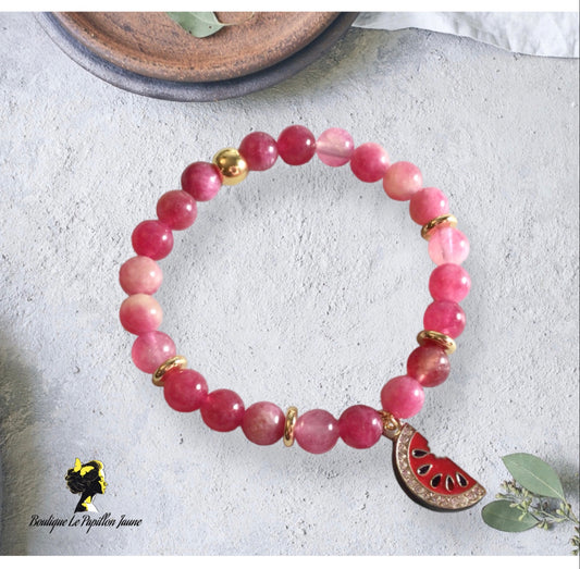 Bracelet collection fruitée 🍉Melon d’eau🍉