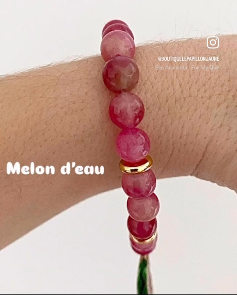 Bracelet collection fruitée 🍉Melon d’eau🍉