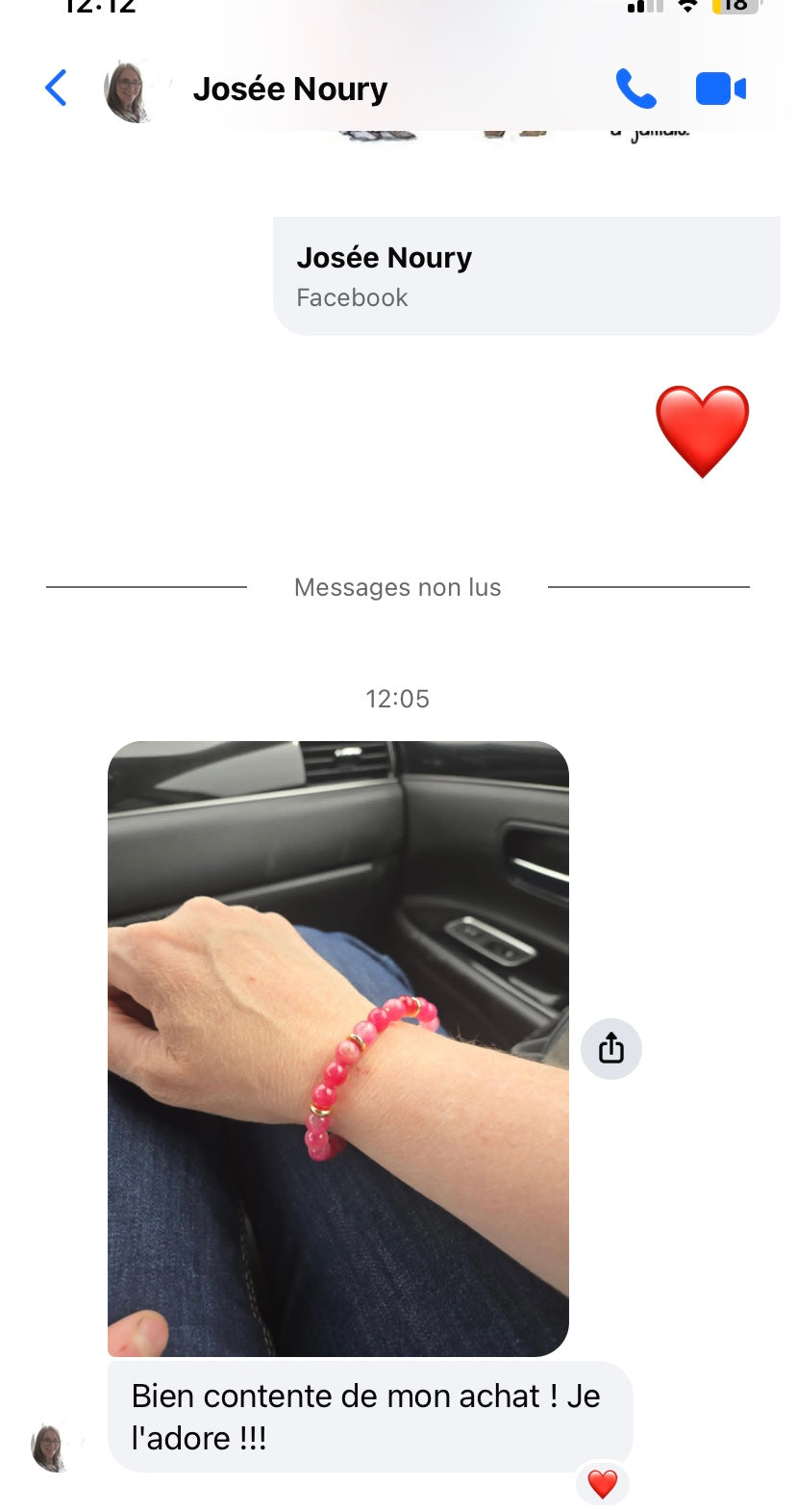 Bracelet collection fruitée 🍉Melon d’eau🍉