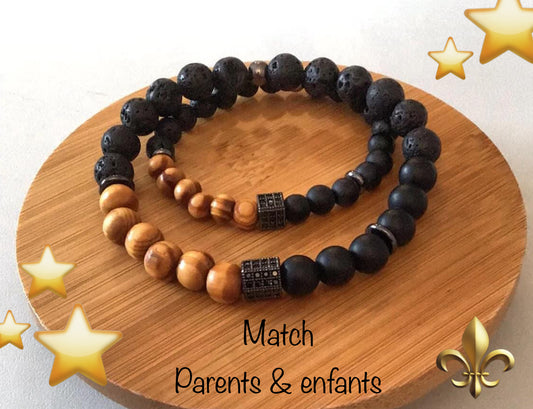⭐️Bracelet Force Duo Match Parents & Enfants ⭐️